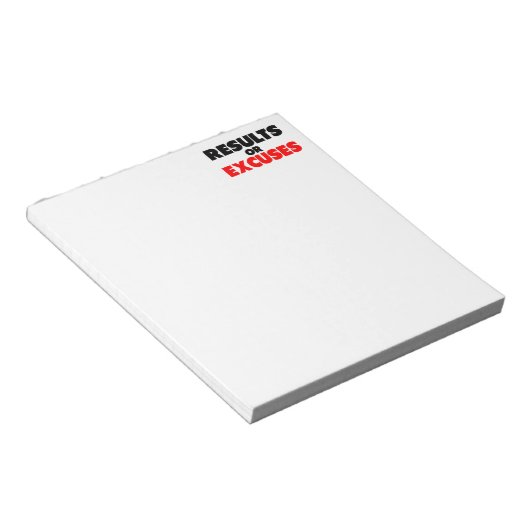 Bloc-note Résultats ou exemples | Devis d'aptitude (Incliné)