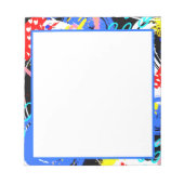 Bloc-note Résumé de couleur audacieux  (Devant)