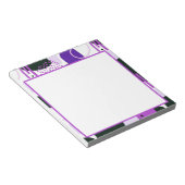 Bloc-note Résumé violet  (Incliné)