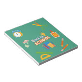 Bloc-note Retour à fournitures scolaires Moderne (Incliné)