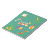 Bloc-note Retour à fournitures scolaires Moderne (Tourné)