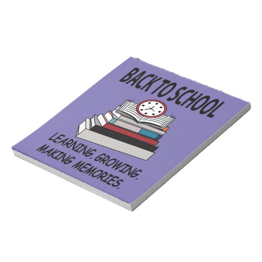 Bloc-note Retour À L'École (Tourné)