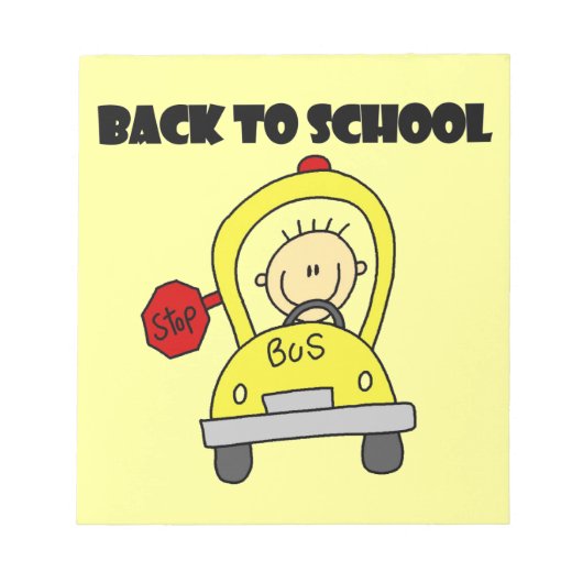 Bloc-note Retour à l'école (Devant)