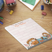 Bloc-note Retour à l'école Cadeau enseignant personnalisé