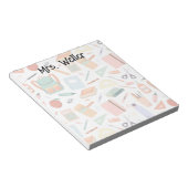 Bloc-note Retour À L'École Thème Personnalisé (Incliné)