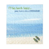 Bloc-note Retourner les volets (Devant)