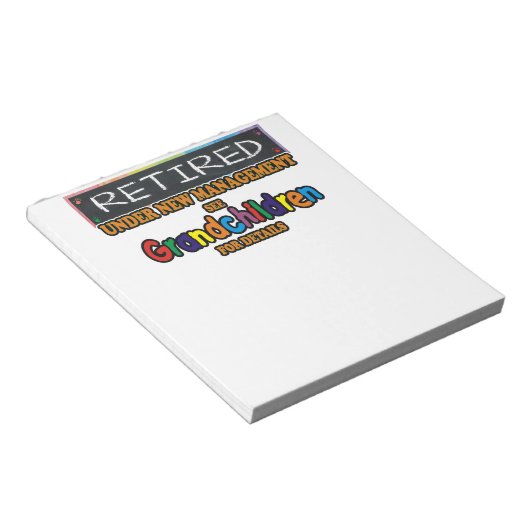 Bloc-note Retraité Sous Nouvelle Gestion (Incliné)