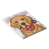 Bloc-note Retriever doré (Incliné)