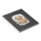 Bloc-note Retriever Golden Floral Sublimation (Incliné)