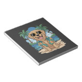 Bloc-note Retriever Tropical � Chien des Vibes de la Plage D (Incliné)