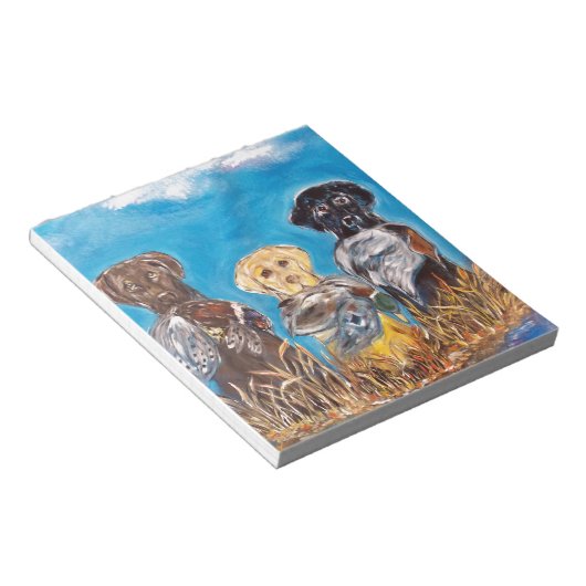 BLOC-NOTE RETRIEVEURS LABRADOR (Incliné)