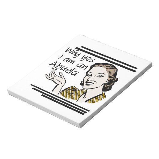 Bloc-note Retro Abuela Gits (Tourné)