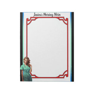 Bloc-note Retro American Pinup_ Ne vous faites pas vous-même