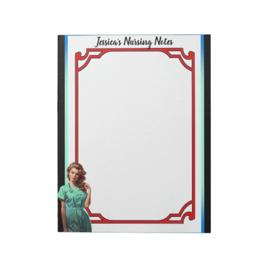 Bloc-note Retro American Pinup_ Ne vous faites pas vous-même (Tourné)