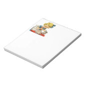 Bloc-note Rétro Anniversaire Fille Cake Cat Enfants Artwork (Tourné)