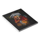 Bloc-note Retro Bear With Cheese Grater Hat and Sunglasses (Incliné)