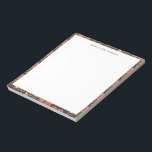 Bloc-note Retro Boho les années 70 Floral Super Baby shower<br><div class="desc">Boho Retro les années 70 Baby shower Floral Super Personnalisé Nom Bloc-notes</div>