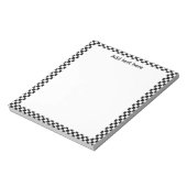 Bloc-note Retro Checkerboard To-Do List Notepad | Aesthetic  (Tourné)