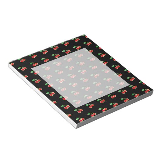 Bloc-note Retro Kitchen Office Cherry Notepad cadeau (Incliné)