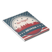 Bloc-note Retro Las Vegas Skyline (Incliné)