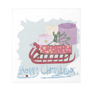 Bloc-note Rétro Merry Christmas !