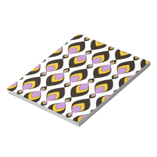 Bloc-note Retro, ornement rétro (Tourné)