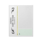 Bloc-note Retro Pointing Hands Habit Tracker (Tourné)