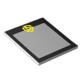 Bloc-note Rétro Vintage Yellow 45 Spacer DJ (Incliné)