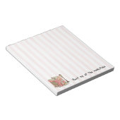 Bloc-note Retrouvez-moi à la librairie Pink Stripes (Incliné)