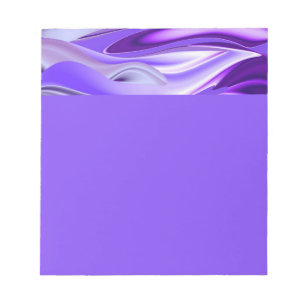 Bloc-note Rêves arc-en-ciel à fleurs violettes