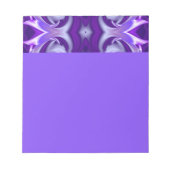 Bloc-note Rêves arc-en-ciel à fleurs violettes (Devant)