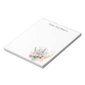 Bloc-note Rêves de papillon rose (Tourné)
