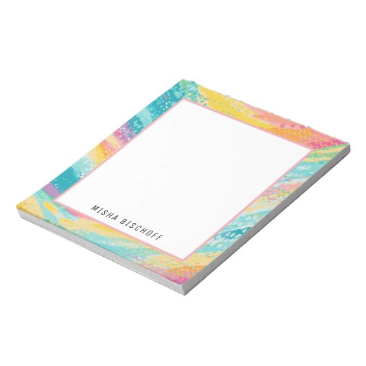 Bloc-note Rêves de piscine à marée tropicale (Tourné)