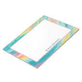 Bloc-note Rêves de piscine à marée tropicale (Incliné)