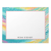 Bloc-note Rêves de piscine à marée tropicale (Devant)