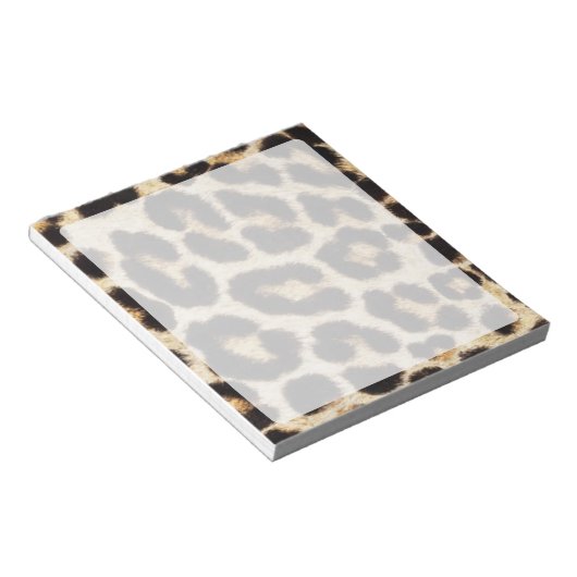 Bloc-note Revêtement de fourrure léopard (Incliné)