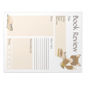 Bloc-note Revue de livre Reading Fox (Devant)