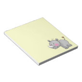 Bloc-note rhino bébé mignon (Incliné)