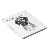 Bloc-note Rhodesian Ridgeback Happy Face (Incliné)