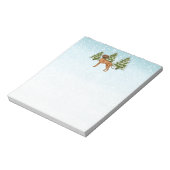 Bloc-note Rhodesian Ridgeback Lion Dog Snowy Winter Forest (Tourné)