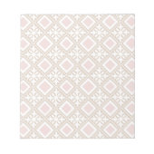 Bloc-note Rhombus rose (Devant)