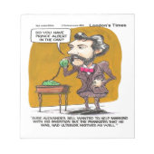 Bloc-note Rick London Funny Alexander Bell Téléphone Prank (Devant)