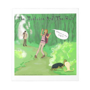 Bloc-note Rick London Turtle Et Le Coiffeur De Perruque Drôl