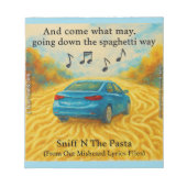 Bloc-note Rick London's Misheard Lyrics Spaghetti Way Funny (Devant)