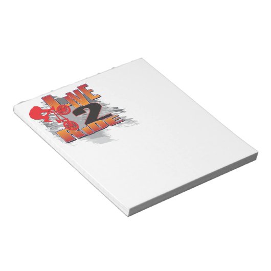 Bloc-note Ride 2 Vélo BMX Live (Incliné)