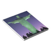 Bloc-note Rio de Janeiro, Brésil. la statue du Christ sur (Incliné)