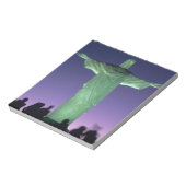 Bloc-note Rio de Janeiro, Brésil. la statue du Christ sur (Tourné)