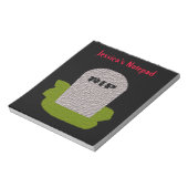 Bloc-note RIP Tombstone (Tourné)