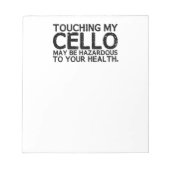 Bloc-note Risque de cello (Devant)