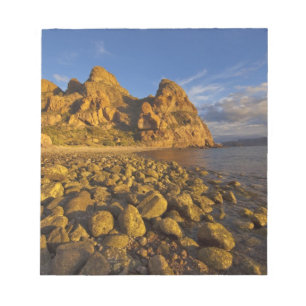 Bloc-note Rivage rocheux sur Isla Carmen dans le golfe de